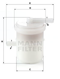 Palivový filter MANN+HUMMEL GmbH