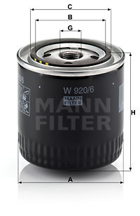 Olejový filter MANN+HUMMEL GmbH
