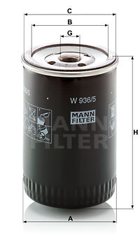Olejový filter MANN+HUMMEL GmbH