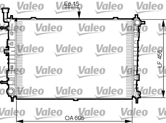 Chladič motora Valeo Service