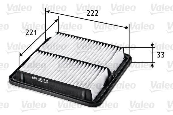 Vzduchový filter Valeo Service