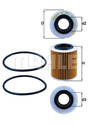 Olejový filter KNECHT Filterwerke GmbH