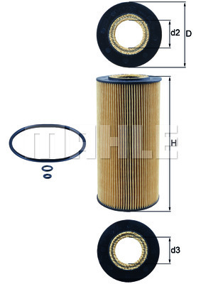 Olejový filter KNECHT Filterwerke GmbH