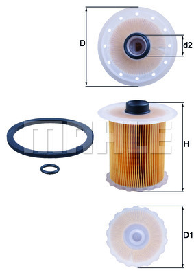 Palivový filter KNECHT Filterwerke GmbH