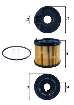 Palivový filter KNECHT Filterwerke GmbH