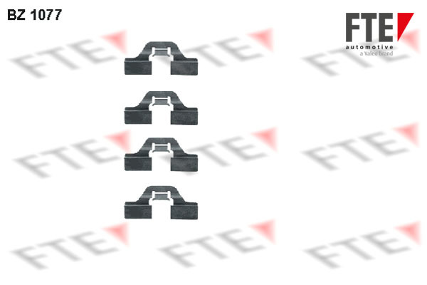Sada príslużenstva oblożenia kotúčovej brzdy FTE automotive GmbH