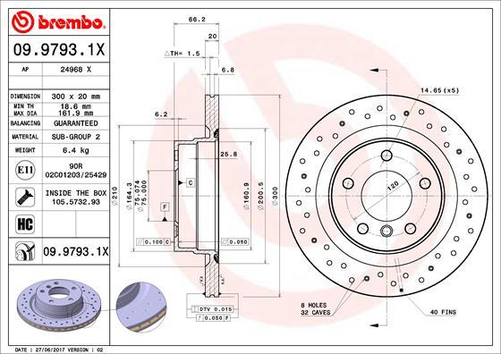 Brzdový kotúč BREMBO