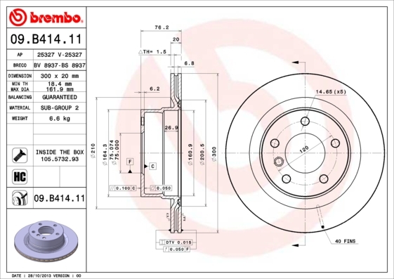 Brzdový kotúč BREMBO