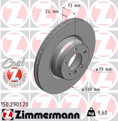 Brzdový kotúč OTTO ZIMMERMANN GMBH