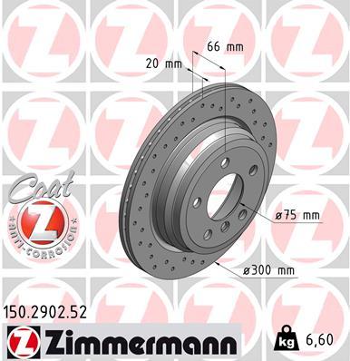 Brzdový kotúč OTTO ZIMMERMANN GMBH