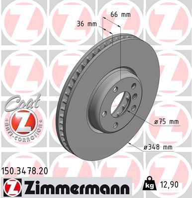 Brzdový kotúč OTTO ZIMMERMANN GMBH