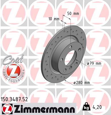 Brzdový kotúč OTTO ZIMMERMANN GMBH