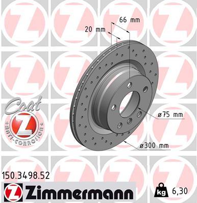 Brzdový kotúč OTTO ZIMMERMANN GMBH