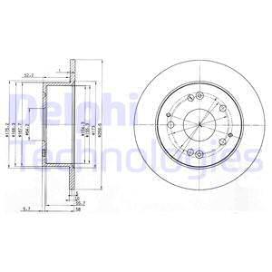 Brzdový kotúč Delphi Technologies Aftermarket