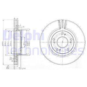 Brzdový kotúč Delphi Technologies Aftermarket