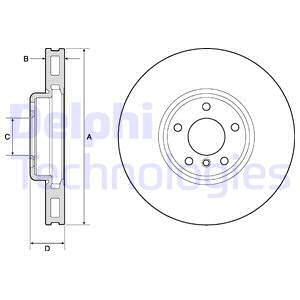 Brzdový kotúč Delphi Technologies Aftermarket