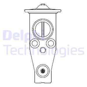 Expanzný ventil klimatizácie Delphi Technologies Aftermarket