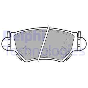 Sada brzdových platničiek kotúčovej brzdy Delphi Technologies Aftermarket