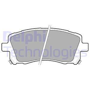 Sada brzdových platničiek kotúčovej brzdy Delphi Technologies Aftermarket