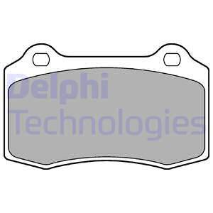 Sada brzdových platničiek kotúčovej brzdy Delphi Technologies Aftermarket