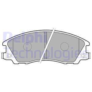 Sada brzdových platničiek kotúčovej brzdy Delphi Technologies Aftermarket