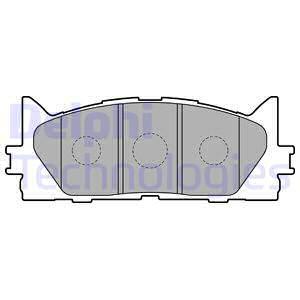 Sada brzdových platničiek kotúčovej brzdy Delphi Technologies Aftermarket