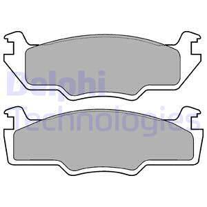 Sada brzdových platničiek kotúčovej brzdy Delphi Technologies Aftermarket