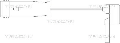Výstrażný kontakt opotrebenia brzdového oblożenia Triscan A/S