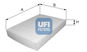 Filter vnútorného priestoru UFI FILTERS spa
