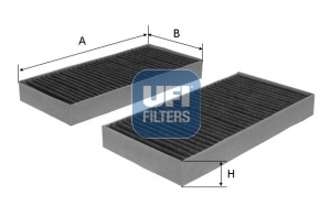 Filter vnútorného priestoru UFI FILTERS spa