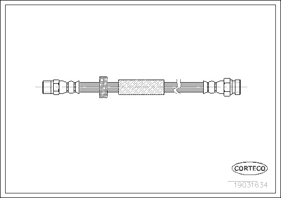 Brzdová hadica CORTECO
