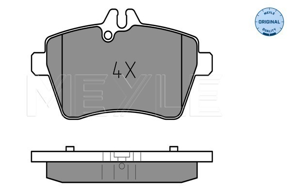 Sada brzdových platničiek kotúčovej brzdy MEYLE AG