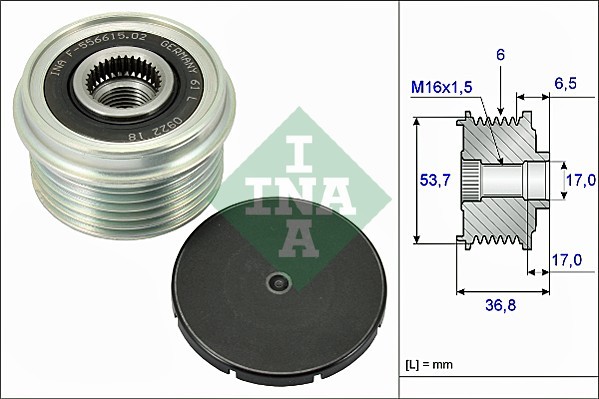 Voľnobeżka alternátora Schaeffler Automotive Aftermarket