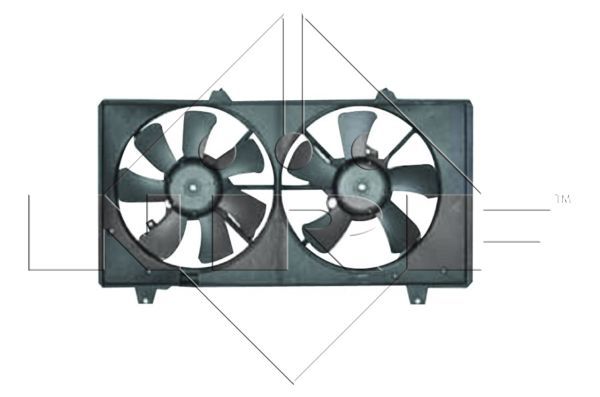 Ventilátor chladenia motora NRF B.V.