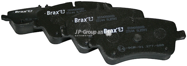 Sada brzdových platničiek kotúčovej brzdy JP Group A/S
