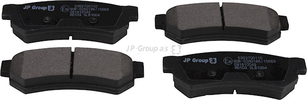 Sada brzdových platničiek kotúčovej brzdy JP Group A/S